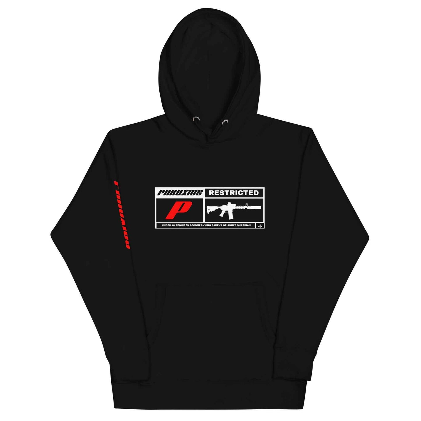 Rated P essential Hoodie Black - PAROXIUS