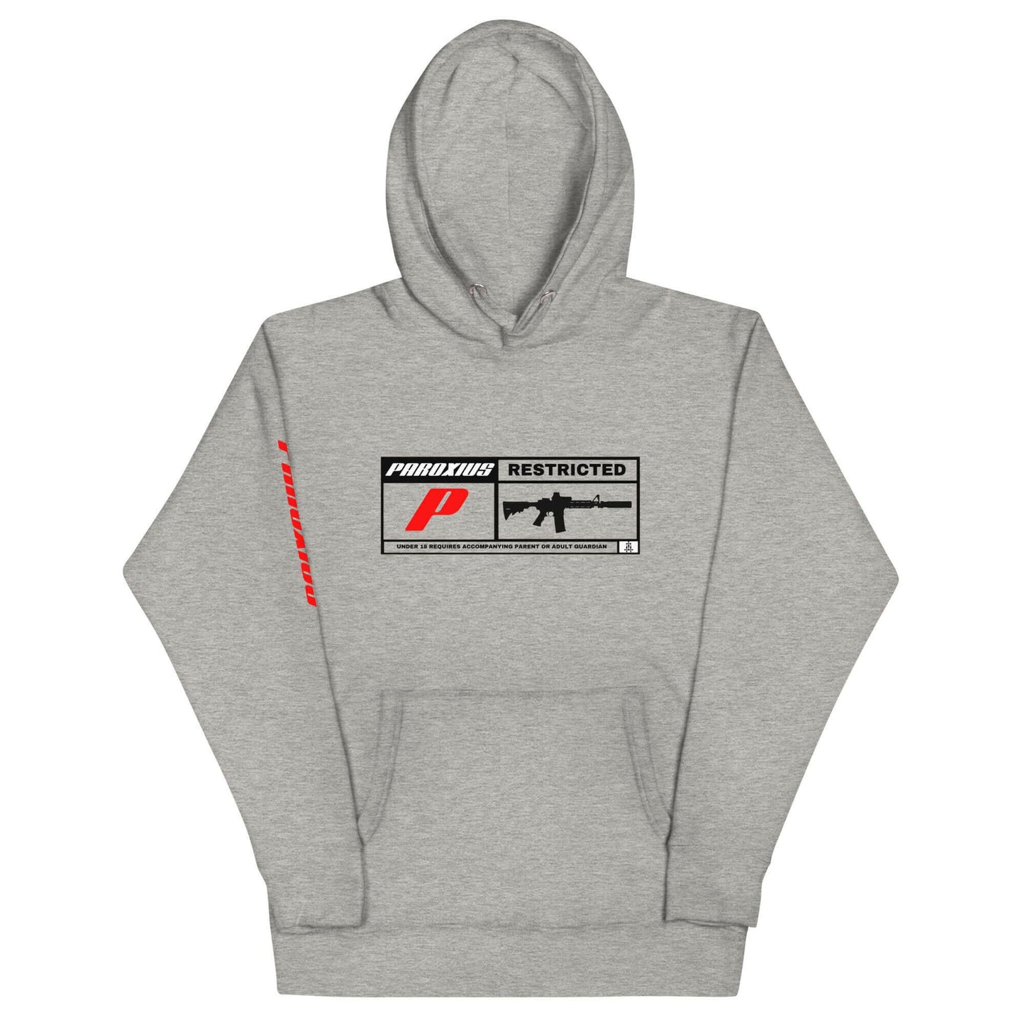 RATED P ESSENTIAL HOODIE GREY |PAROXIUS