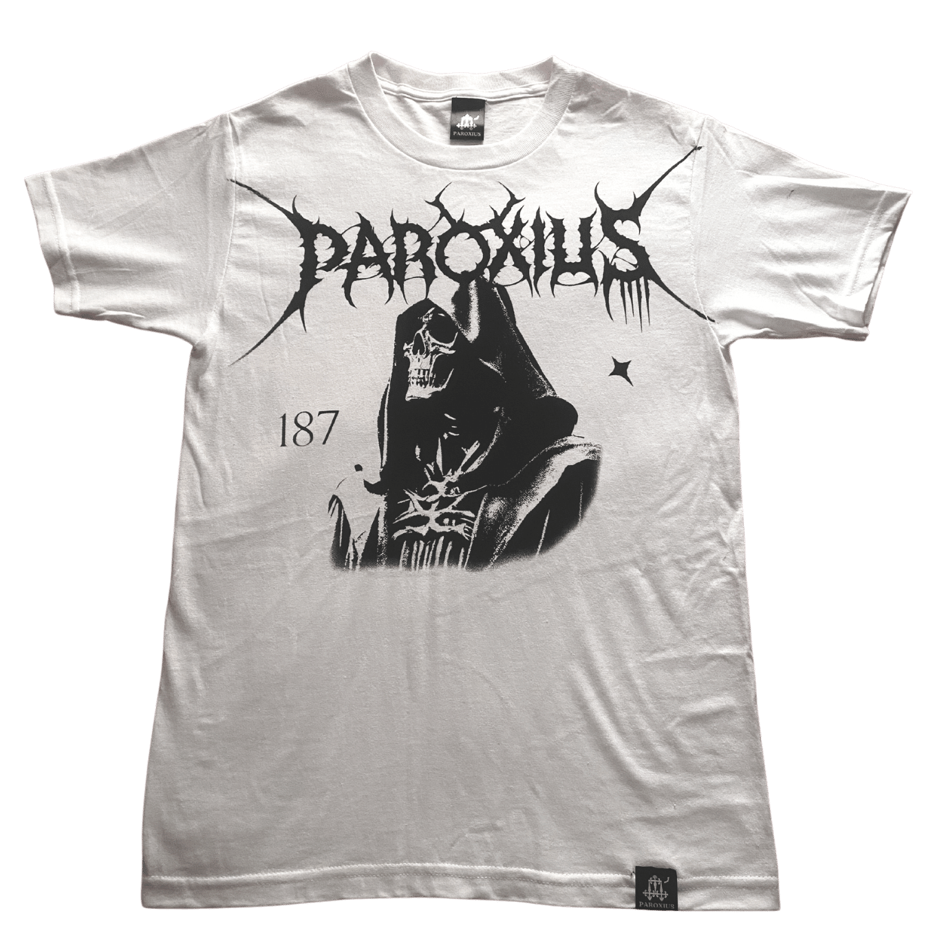 WHITE 187 T-SHIRT -WHITE |PAROXIUS